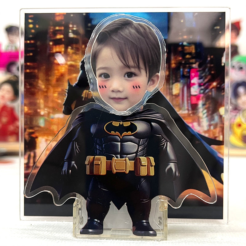 Marvel hero Personalized portrait Custom Acrylic Bobblehead Figures with Automatic Bobblehead Action, Cute Custom Gifts for All Occasions